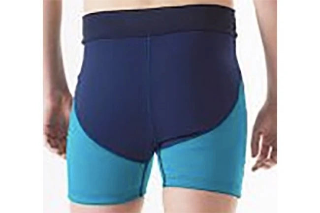 Inkontinens badebukser - større børn / turkis